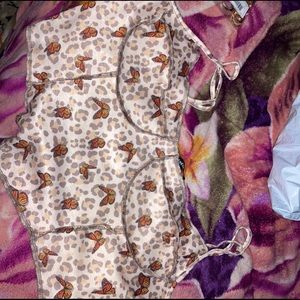 Cheetah Butterfly Cami Top!